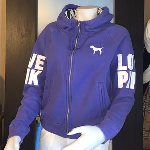 Victoria’s Secret pink hoodie jacket sz medium